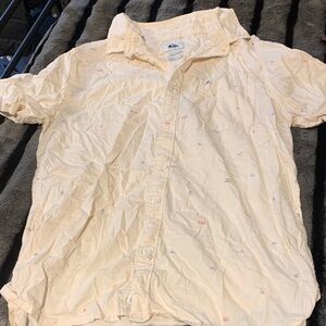 #203 “Quicksilver” Men's Cream Shirt